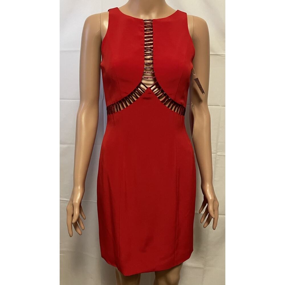 Niteline Della Roufogali Vintage 4 Red Sexy Evening Formal Dress NEW With TAGS